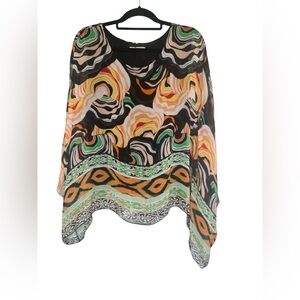 Flowy Bohemian Blouse Made in Italy One Size